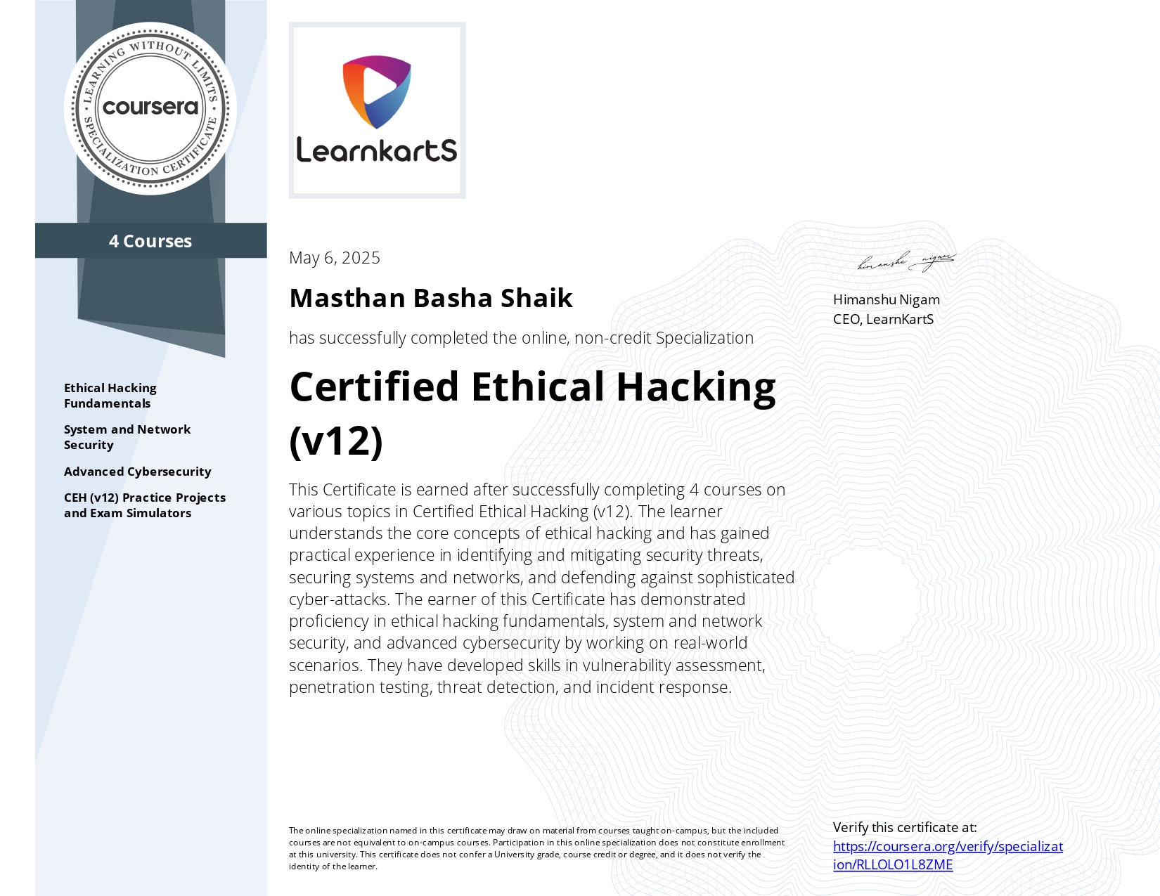 Certified Ethical Hacker (CEH v12)